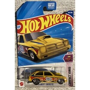 2025 Hot Wheels #102 76 Chevy Chevette YELLOW